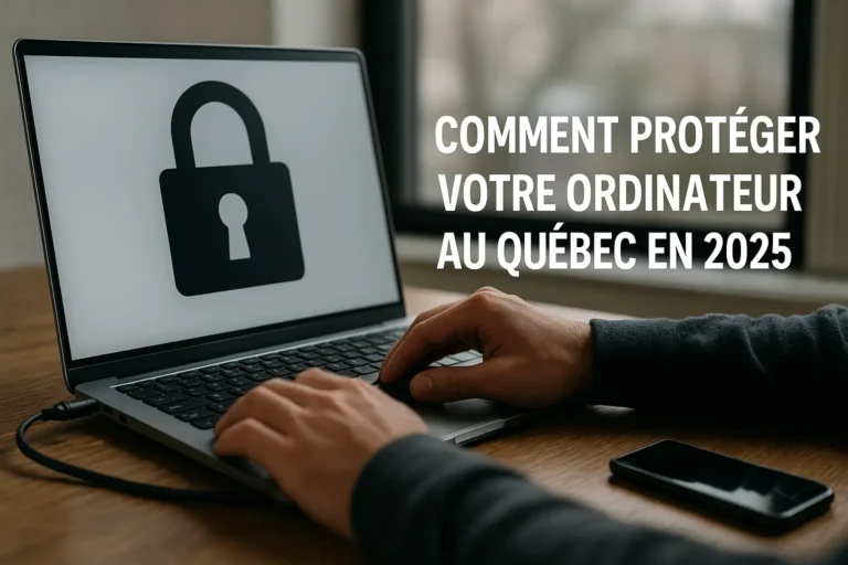 Comment Protéger Votre Ordinateur au Québec en 2025 : Guide Complet de Cybersécurité par une Experte