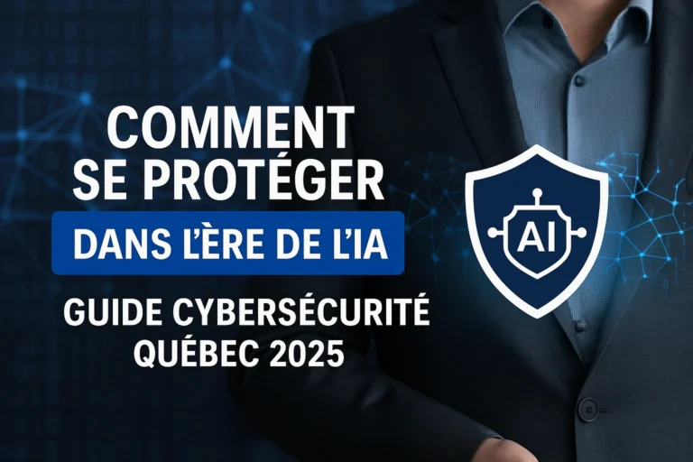 Comment Se Protéger dans l&rsquo;Ère de l&rsquo;IA : Guide Cybersécurité Québec 2025