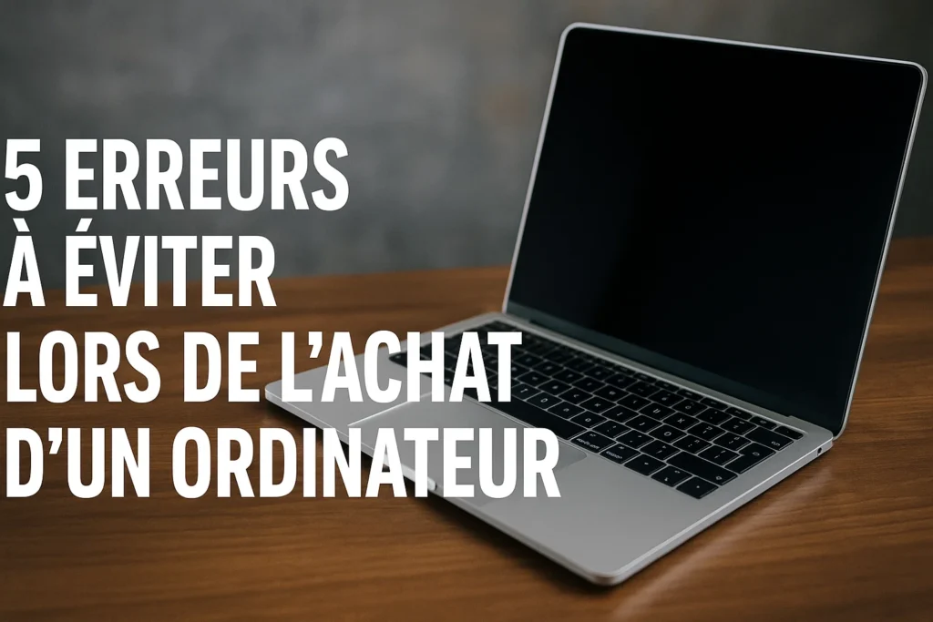 5 Erreurs à éviter lors de l'achat d'un ordinateur