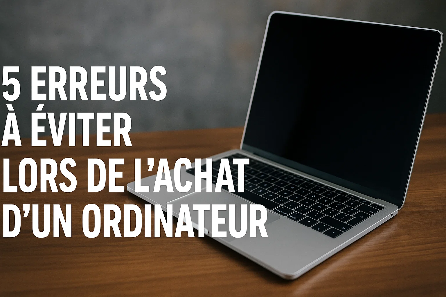5 Erreurs à éviter lors de l'achat d'un ordinateur