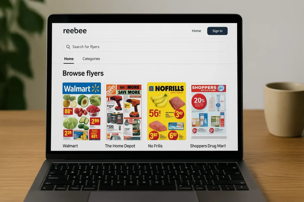 Reebee pour Ordinateur - Comment Économiser sur vos Achats au Québec avec cette Application Révolutionnaire