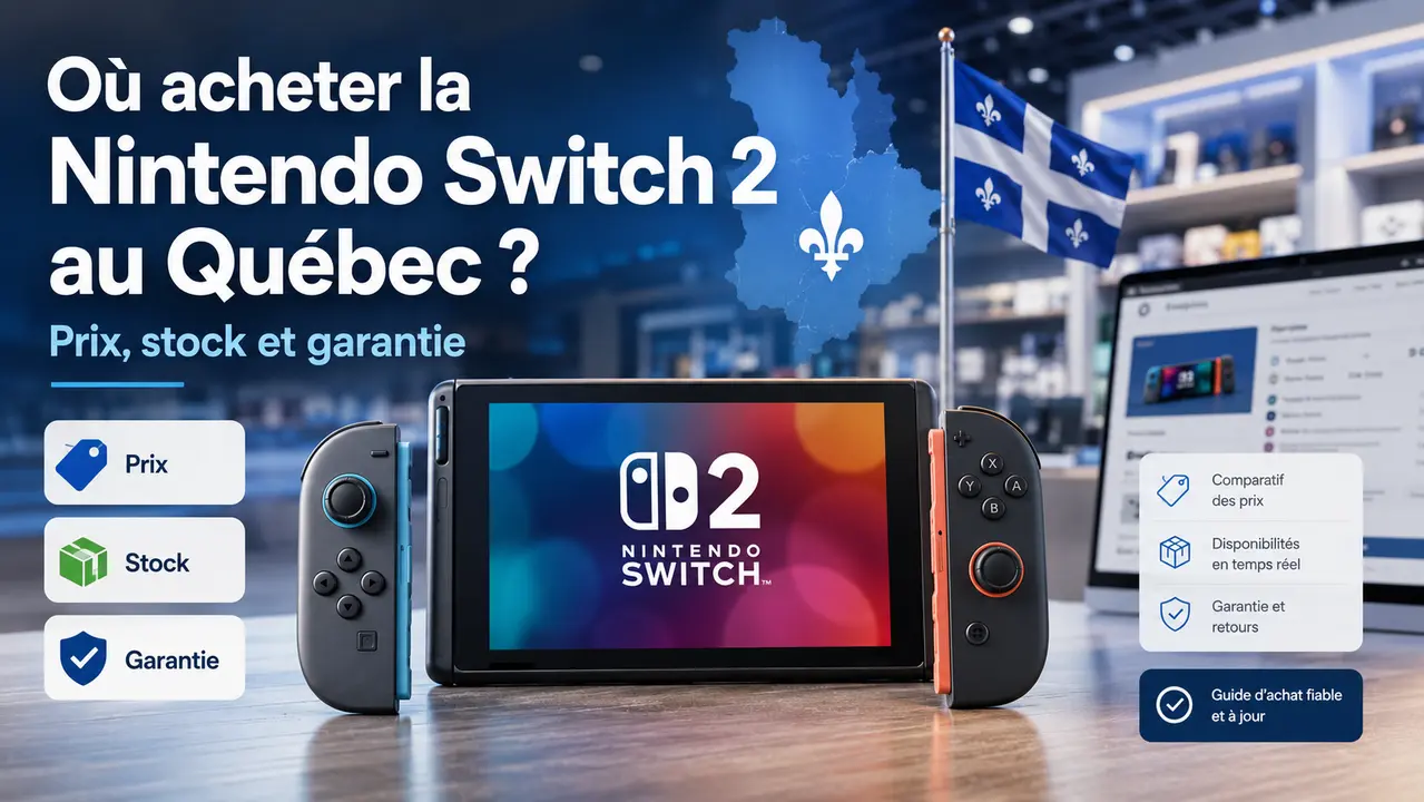 Où acheter la Nintendo Switch 2 au Québec en 2026 ? Prix, stock et garantie