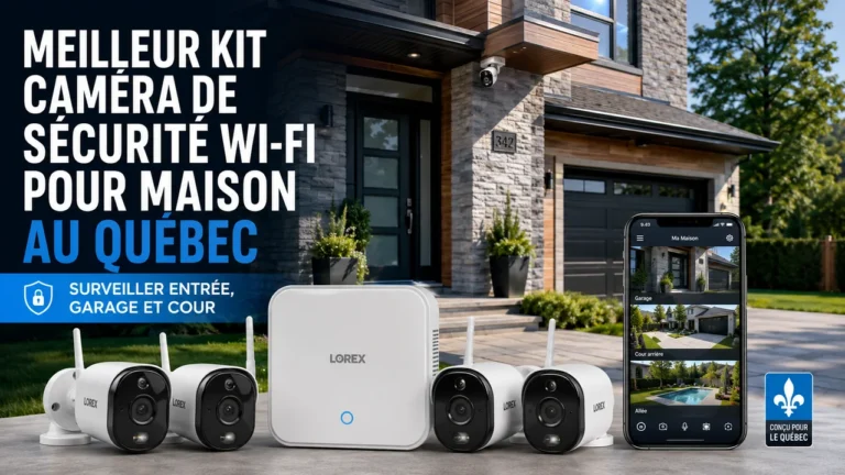 Meilleur kit caméra de sécurité Wi‑Fi pour maison au Québec : surveiller entrée, garage et cour