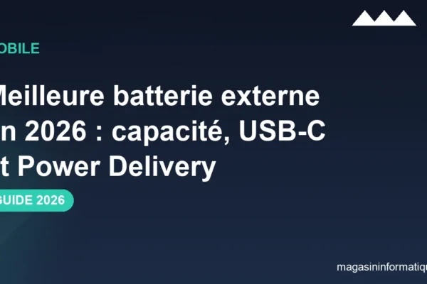 Meilleure batterie externe 2026 Quebec : Anker Prime 27 650 mAh, INIU 10 000 mAh et UGREEN 20 000 mAh compares